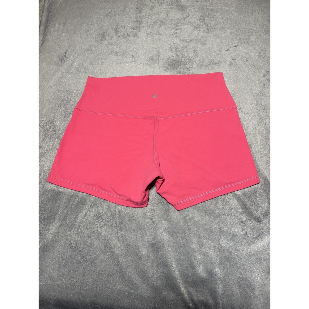 Lululemon Women Size 14 Pink Align High Rise Short 4" Inseam W7CAWS